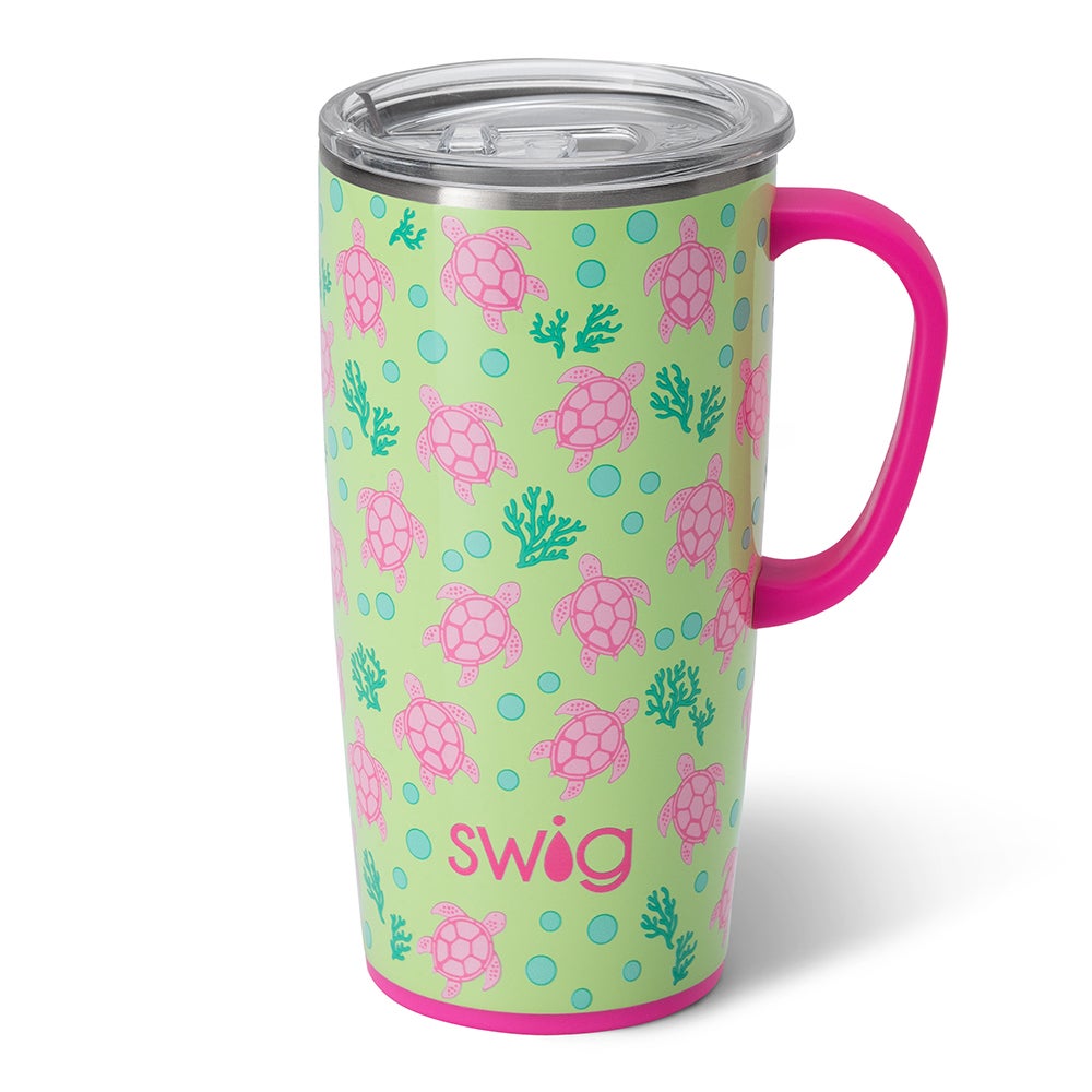 Swig Life 22oz Tall Travel Mug with Handle and Lid, Cup Holder